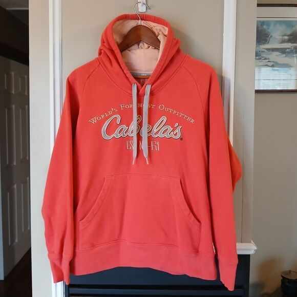Cabela's Pullover Hoodie Sweatshirt Women's Size Large - Picture 1 of 11